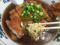 「とんかつそば」@中華そば 一元の写真