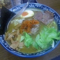 「カレーラーメン（塩）」@和風ラーメン シャリの写真