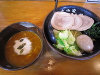 「かぼちゃのポタージュつけ麺SP（1080円）」@ラーメン 大山家の写真