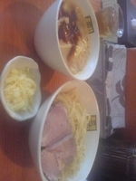 「辛辛濃菜つけ麺（中盛・辛さ控えめ） 880円 チーズ 50円 計」@濃菜麺 井の庄の写真