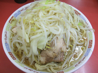 「大ラーメン豚入り+ニンニク」@ラーメン二郎 ひばりヶ丘駅前店の写真