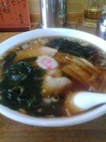 「チャーシューメン」@手打ちら～めん かど番の写真