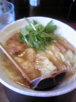 「ワンタンメン（大盛り）」@神泉のらぁめん屋 うさぎの写真