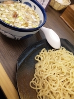 「煮たまごつけそば」@頓知房の写真