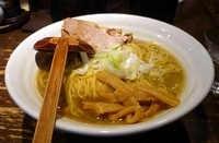 「煮干し黒醤油（700円）」@西新宿 つけそば 黒門の写真