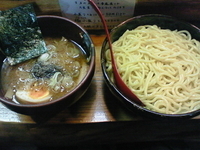 「塩つけ麺大盛り（太麺）」@つけ麺・らあめん 竹屋の写真