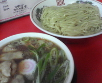 「つけそば（並）+とろとろ豚足」@カドヤ食堂 本店の写真