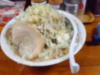 「らーめん 野菜タマネギニンニク増し」@らーめん kaeruの写真