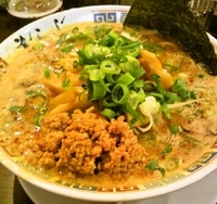 「赤味噌とんこつラーメン」@九州大牟田ラーメン きらら 新橋店の写真