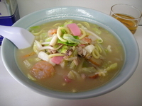 「「特製ちゃんぽん（￥800）」」@長崎ちゃんぽん丸福の写真