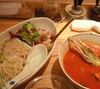 「Vつけ麺セット」@麺や 松の写真