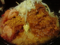 「燕三郎カレートッピング（中盛り）  ※試作品ゲリラ限定」@煮干 丸めの写真