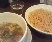 「あっさり塩つけ麺（並）300g」@彩色ラーメン きんせい 高槻駅前店の写真
