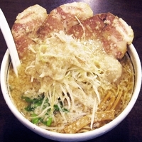 「旬らーめん（こってりしょうゆ）脂多め + 麺大盛」@麺屋 旬の写真