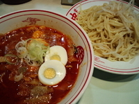 「冷し五目蒙古タンメン（特盛）+半ライス」@蒙古タンメン 中本 亀戸店の写真