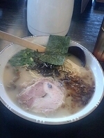 「鶏そば 大盛り 麺、塩加減 普通」@鶏そばや 竜神洞の写真