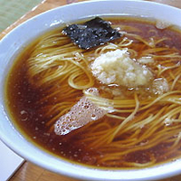 「かけ中華（大）480円」@みんみんラーメンの写真