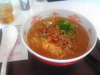 「ラーメン+牛トッピング」@すき家 上池台三丁目店の写真