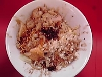 「特製まぜそば」@ジャンクガレッジ 東大宮店の写真