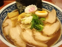 「豚骨魚介中華そば肉のせ 【900円】」@本格中華そば 檜庵 草加店の写真