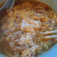 「タンタン麺中辛」@元祖 ニュータンタンメン本舗イソゲン 新城店の写真