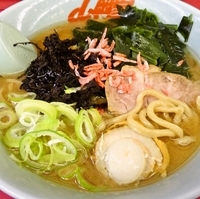 「磯とんこつ（脂=多め 味=普通 麺=硬め）」@ラーメン山岡家 小山田間店の写真