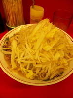 「ラーメンヤサイ太麺【650円】」@ラーメン 麺徳 東陽町店の写真