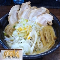 「大盛チャーシュー麺 950円+餃子 250円」@麺や 蒼 AOIの写真