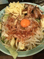 「あえそば全マシ（750円）+チーズ（50円）」@麺や あかつきの写真