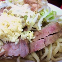 「小ブタ 麺少なめ ニンニクアブラ 750円」@ラーメン二郎 千住大橋駅前店の写真