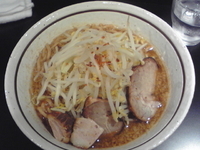 「ィ夜の味噌そば」@我流旨味ソバ 地雷源の写真