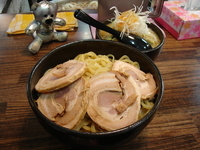 「味噌つけめん（麺大盛×2）+野菜×2+チャーシュー×4」@麺処 花田 池袋店の写真