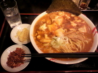 「豪腕辛味噌ラーメン（麻婆豆腐）￥800 大盛り（320g）￥10」@豪腕味噌 ザ・マグナムハウスの写真