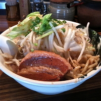 「ら〜麺（野菜ましまし￥750）麺中盛（￥0）」@麺屋武蔵 虎洞の写真