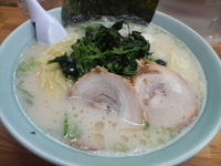 「塩ラーメン（大）+ホウレンソウ（800+100）」@壱寅家 新松戸店の写真