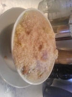 「ラーメン塩600円細切れ豚70円タマネギ70円 あぶらにんにくま」@らーめん大 練馬店の写真