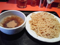 「つけ麺（並）+チャーシューご飯（760円+150円）」@麺家 宝の写真