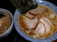 「中華そば（680円）チャーシュー（250円）多賀野丼（150円）」@中華そば 多賀野の写真