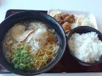 「玉ねぎらーめん（醤油）セット」@淡路SA（下り）の写真