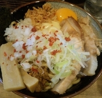 「まぜそば大750円+チーズ50円+半肉増し150円=950円」@狼煙 〜NOROSHI〜の写真