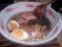 「正油らーめん」@たんたん麺 日本橋やまべぇの写真