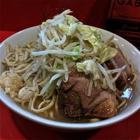 「ラーメン（野菜増し・ニンニク少し￥700）」@ラーメン二郎 仙川店の写真