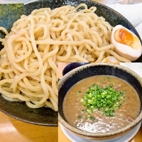 「つけ麺（大盛）味玉サービス 800円+100円=900円」@MENYA 食い味の道有楽の写真