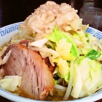 「小ラーメン（ニンニクアブラ）」@ラーメン二郎 めじろ台法政大学前店の写真