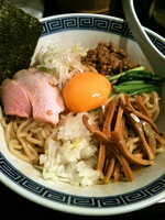 「こくまろ油そば大盛（680円）」@麺や ポツリの写真