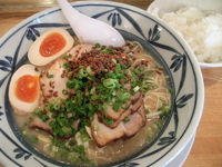 「チャーシューメン ライス（ランチサービス）」@ラーメン専門店 ザボン 高円寺店の写真