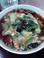 「ザーサイ肉片湯麺」@中華創房 希林の写真