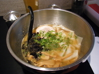 「ワンタンとんこつ醤油らうめん」@らうめん侍の写真