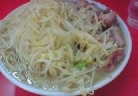 「ラーメン大豚（野菜多目、ニンニク）」@ラーメン二郎 松戸駅前店の写真