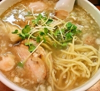 「塩特製江戸前煮干中華そば（900円）」@江戸前煮干中華そば きみはんの写真